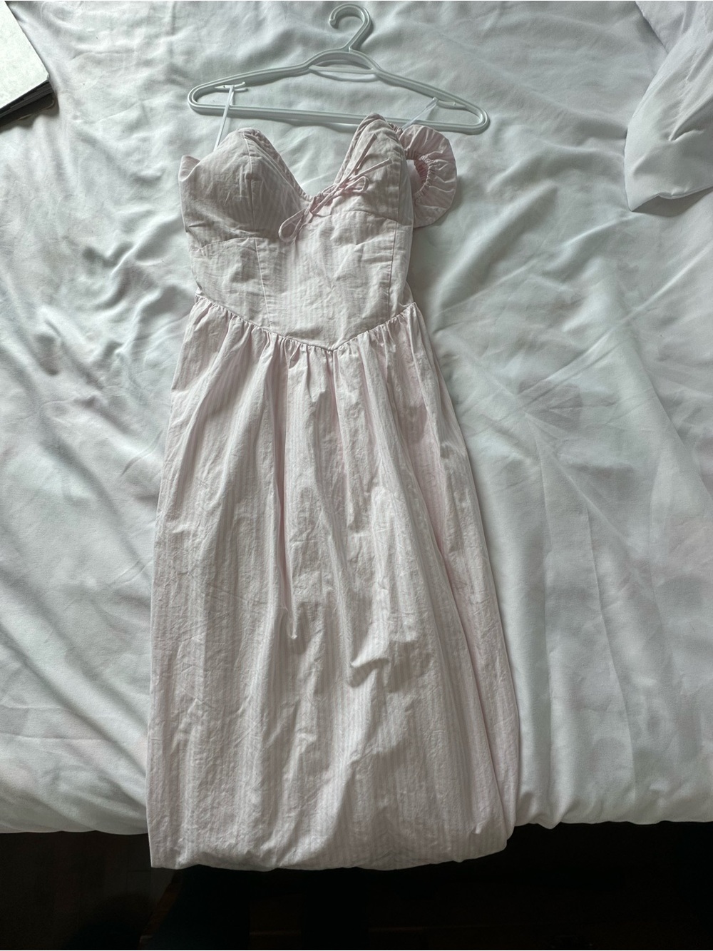 Abercrombie & Fitch Light Pink Cotton Chemise Dress